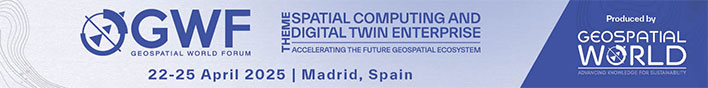 Geospatial World Forum latest event banner