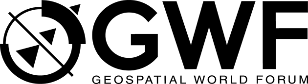 Geospatial World Forum 2018 - logo black